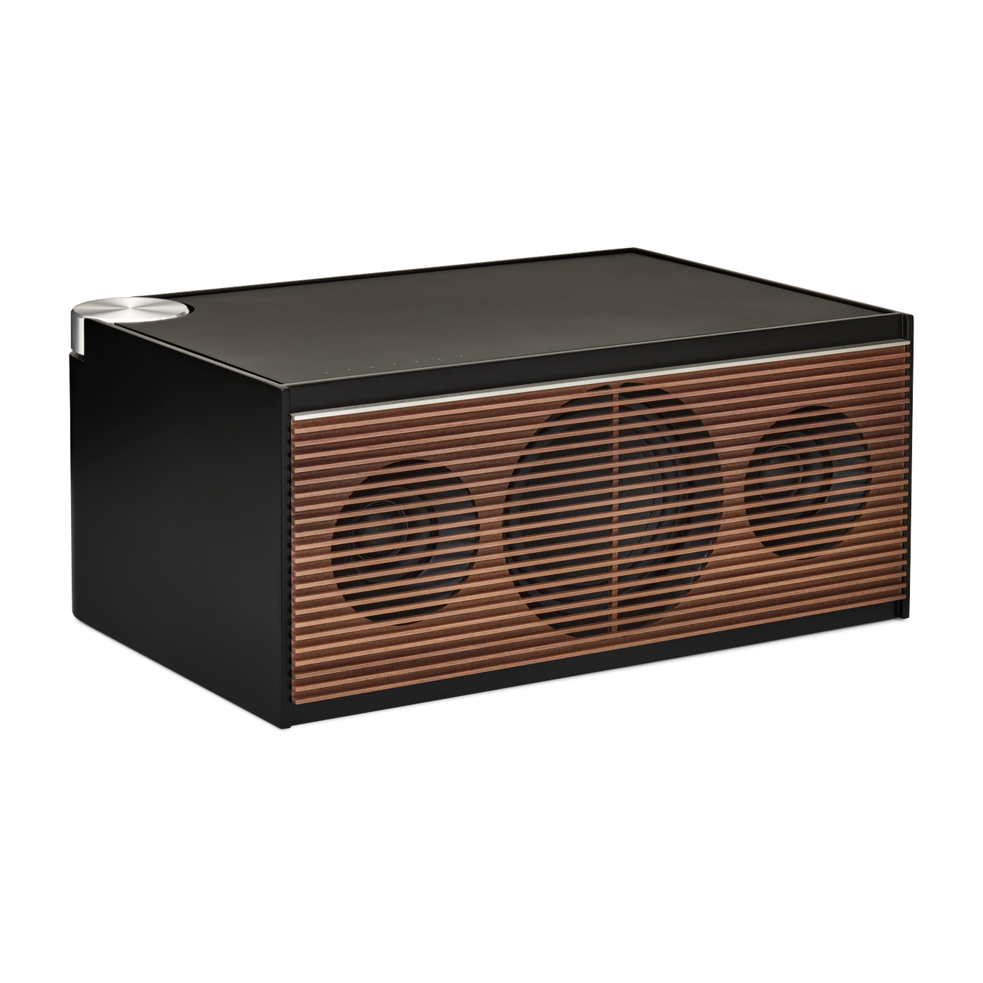 Enceinte en bois multiplis et noyer naturel 36x25x16cm PR Link - La Boite concept
