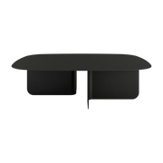 Black steel coffee table 115x77cm Livia - Metallbude