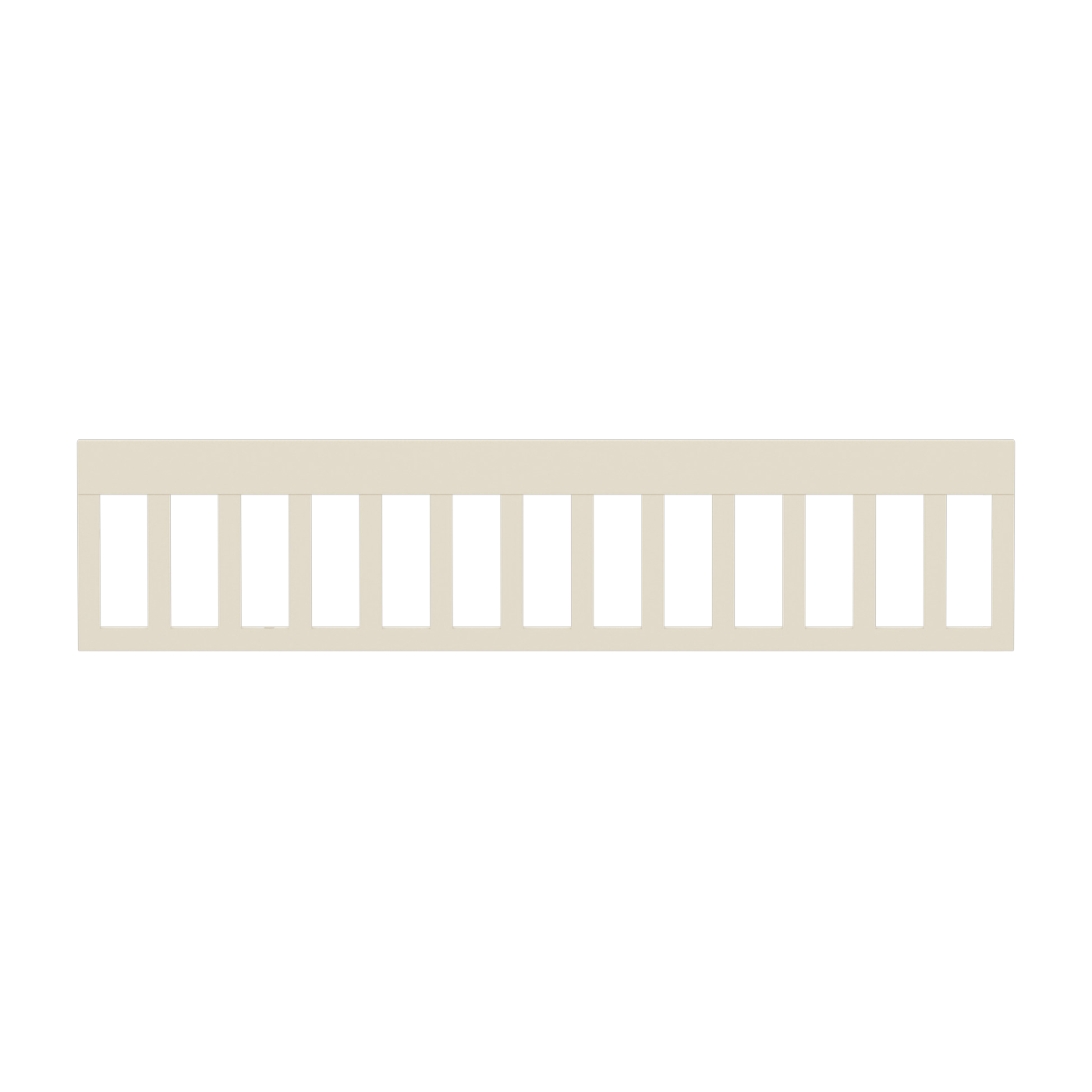 Barrière de sécurité pour lit bébé en bois crème 120x70cm Nova - Flexa