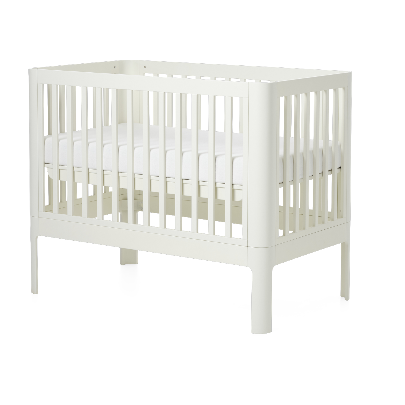 Lit bébé en bois crème 70x120cm Nova - Flexa