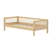Lit simple en pin solide et contreplaqué de bouleau 90x200cm Classic - Flexa