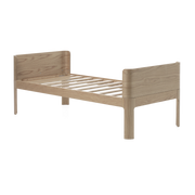 Einzelbett für Kinder aus Eichenholz 70x150cm Nova - -. Flexa