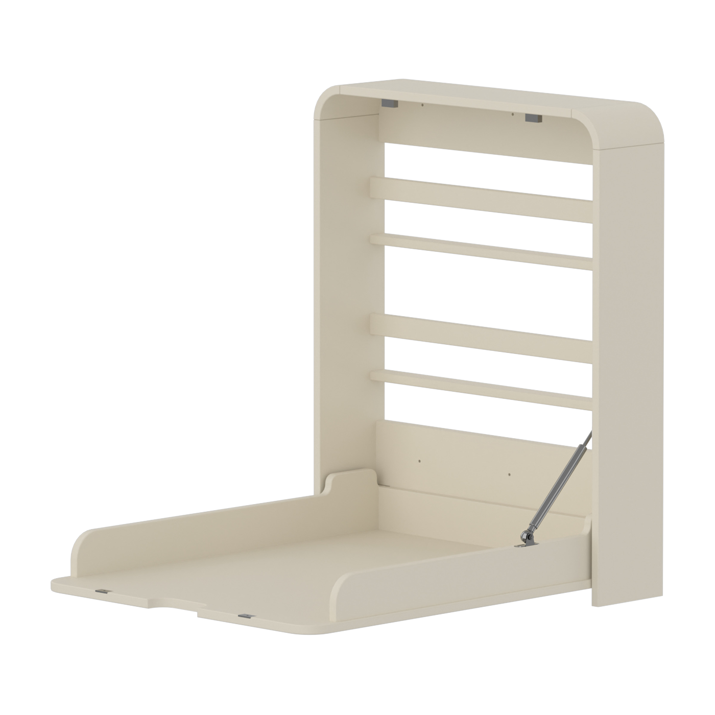 Table à langer murale en bois crème 63,6x15x78cm Nova - Flexa
