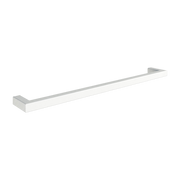 White steel square towel rail 55cm Vana - Metallbude