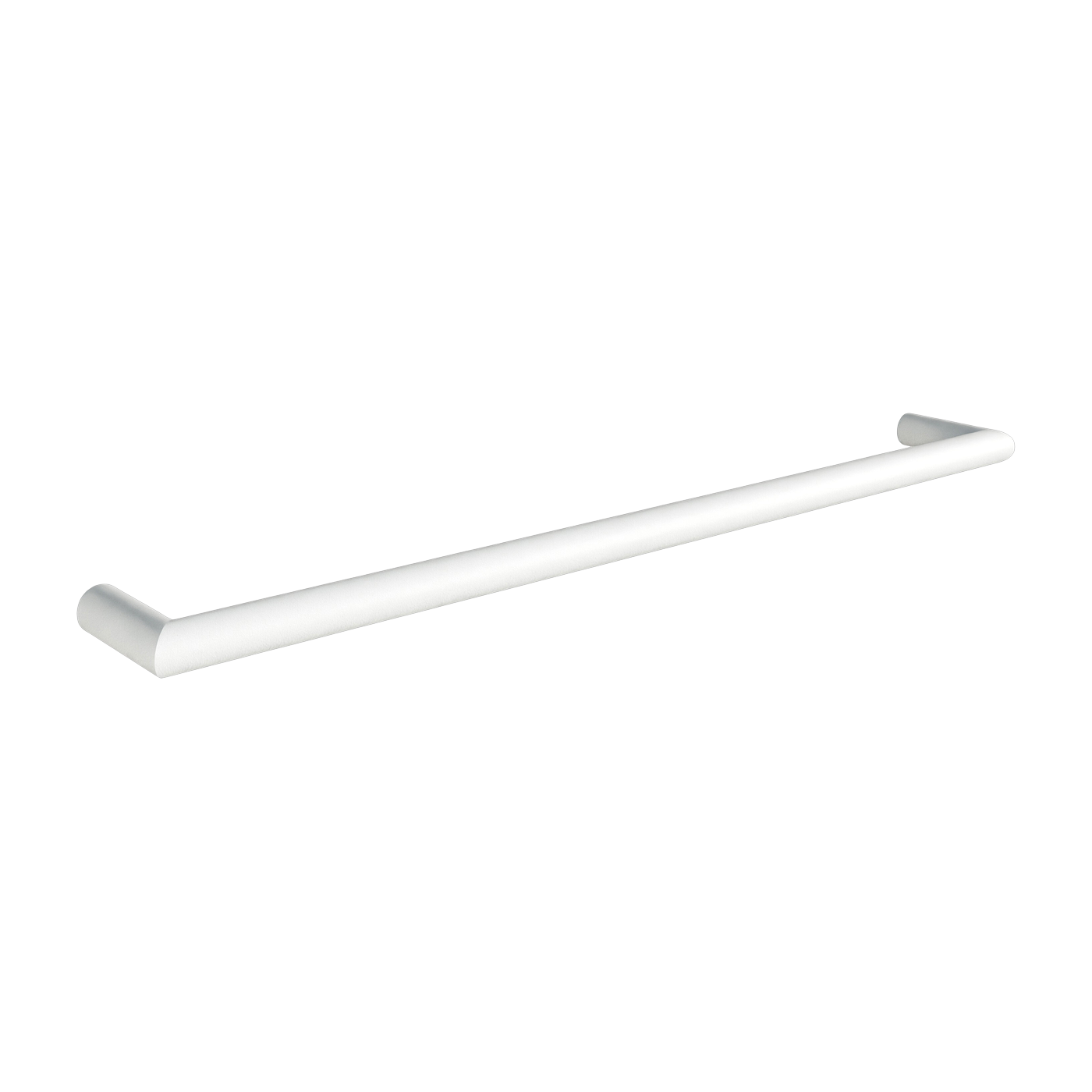 Toallero redondo de acero blanco 85 cm Vana - Metallbude