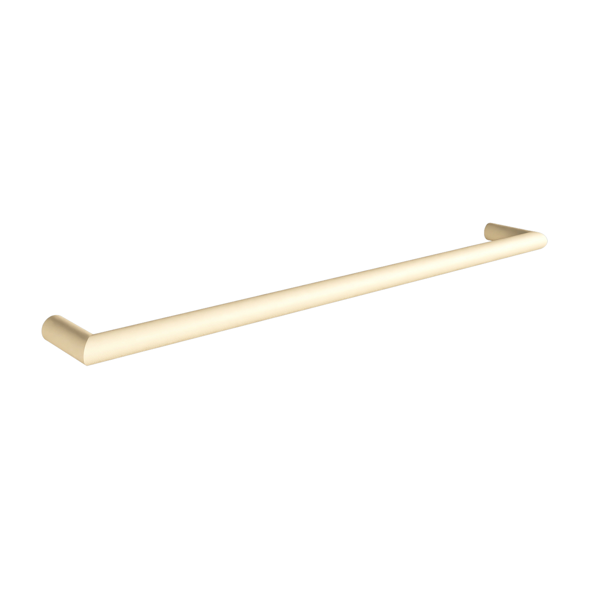 Round steel towel rail cashew beige 55cm Vana - Metallbude