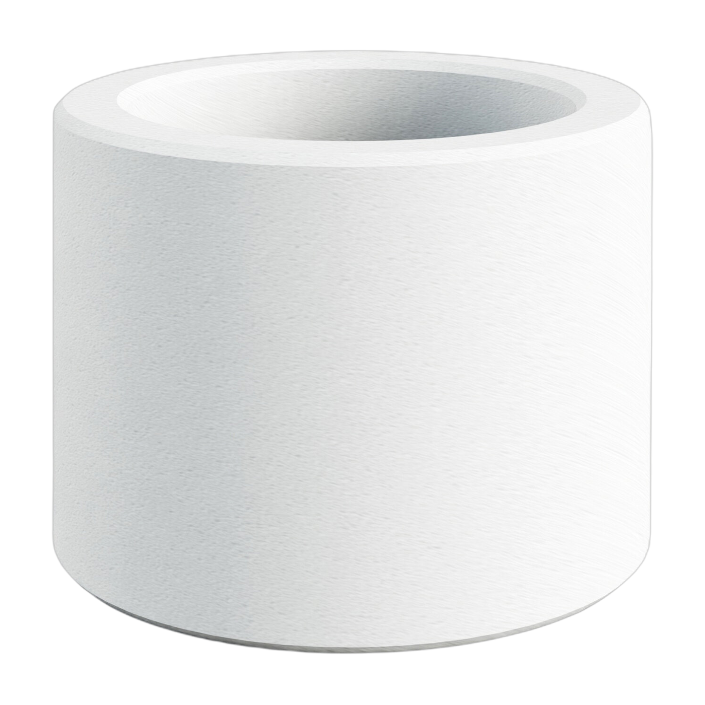 Bougeoir 1 bougie en acier blanc 3x2,2cm Noa - Metallbude
