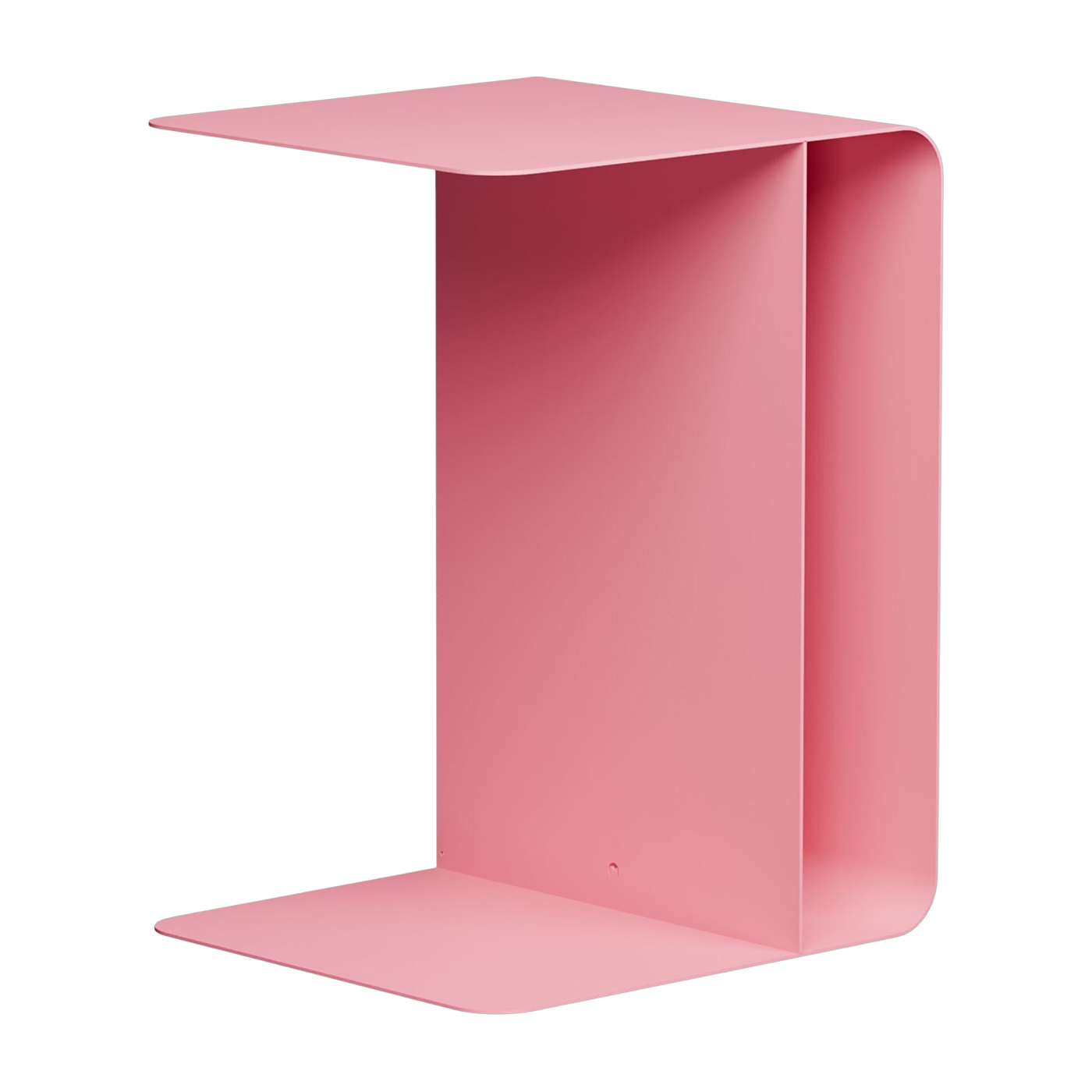 Steel side table pink lemonade 60x40cm Cosmo - Metallbude