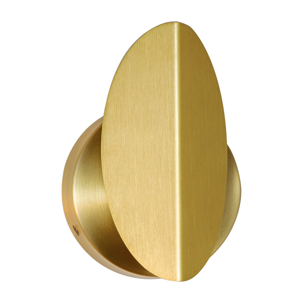 Wandleuchte aus satiniertem Messing Pirouette V2 -. CVL Luminaires