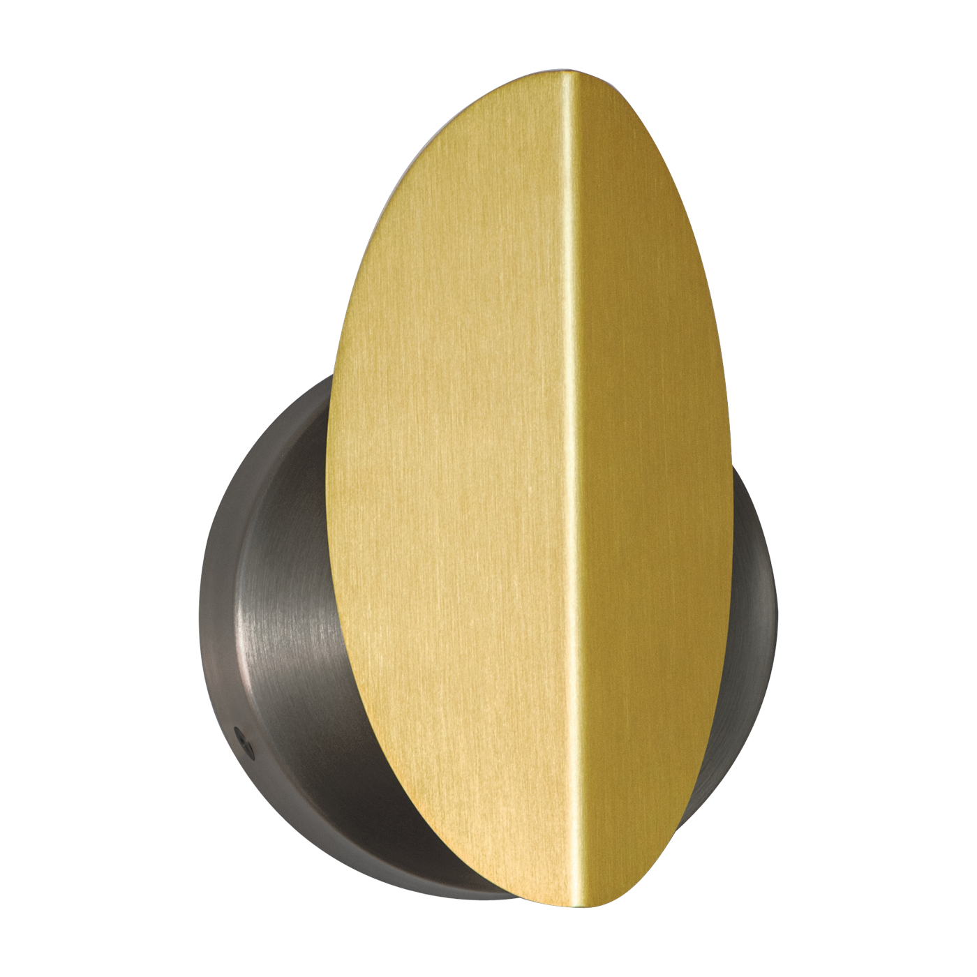 Wandleuchte aus Messing und satiniertem Graphit Pirouette V2 -. CVL Luminaires