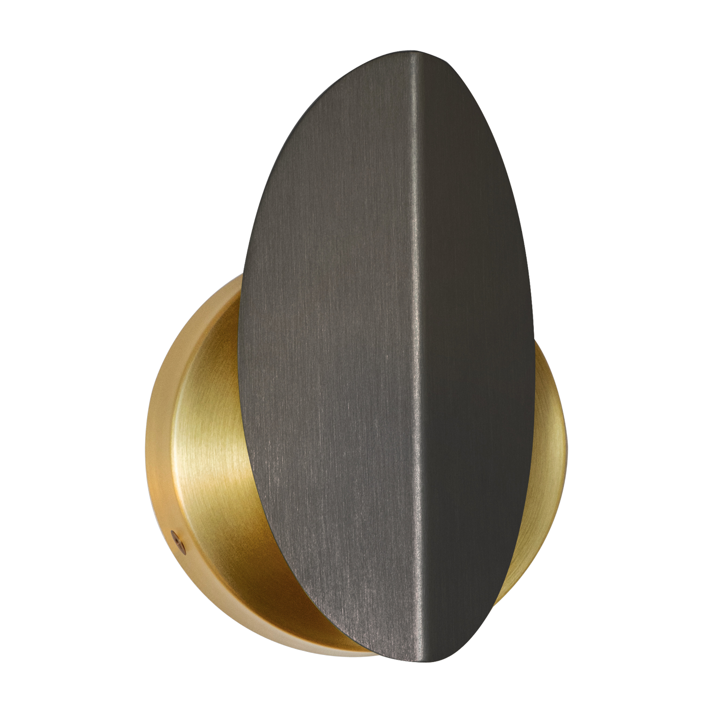 Wandleuchte aus Graphit und satiniertem Messing Pirouette V2 -. CVL Luminaires