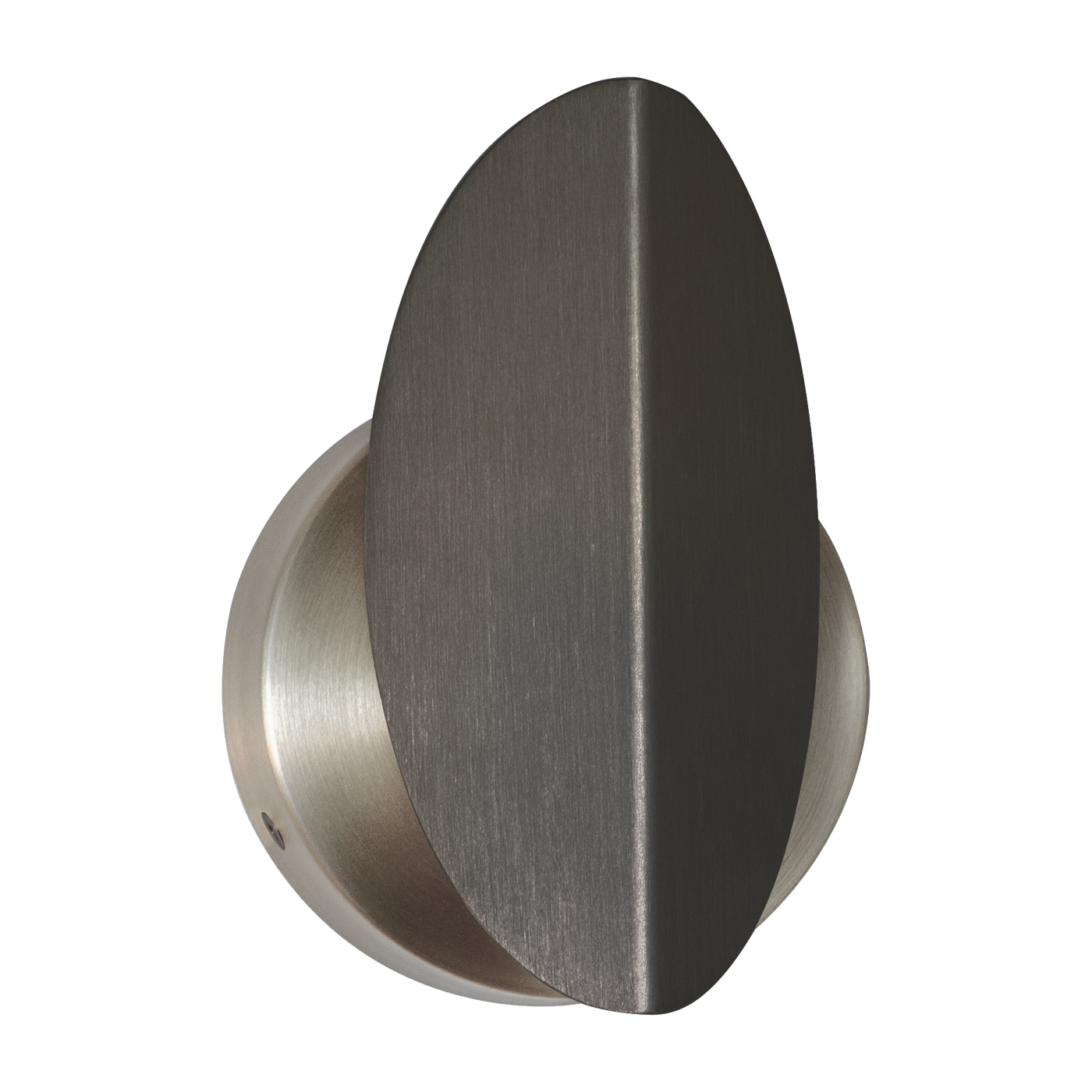 Wandleuchte aus Graphit und satiniertem Nickel Pirouette V2 -. CVL Luminaires