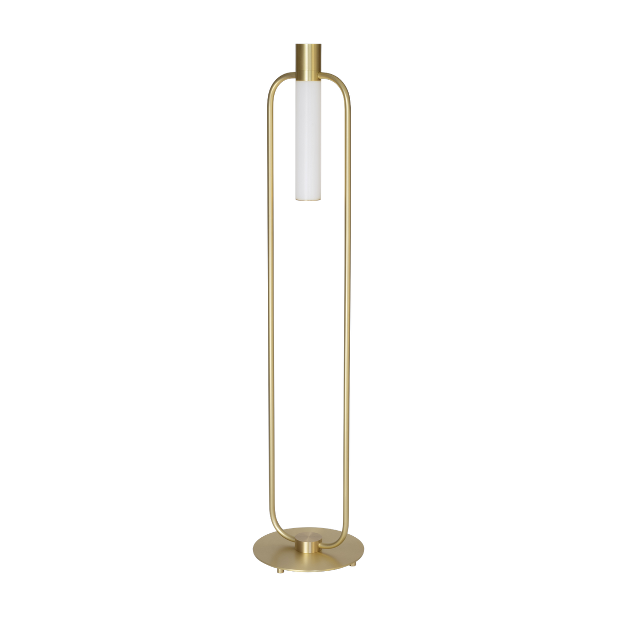Lámpara de pie en latón satinado, 146cm Storm - CVL Luminaires