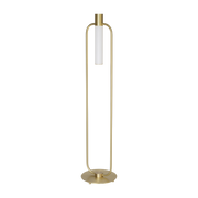 Lampada da terra in ottone satinato, 146cm Storm - CVL Luminaires