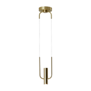 Hängeleuchte aus satiniertem Messing 47cm Storm -. CVL Luminaires
