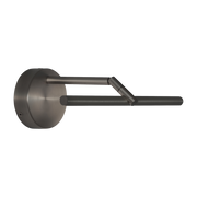 Applique con base tonda in grafite satinata 41 cm Airy - CVL Luminaires