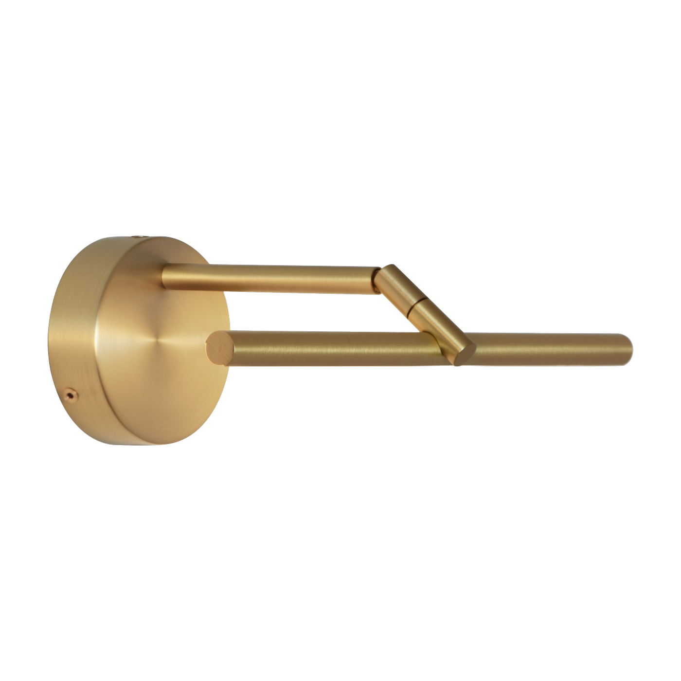 Applique con base rotonda in ottone satinato 41cm Airy - CVL Luminaires