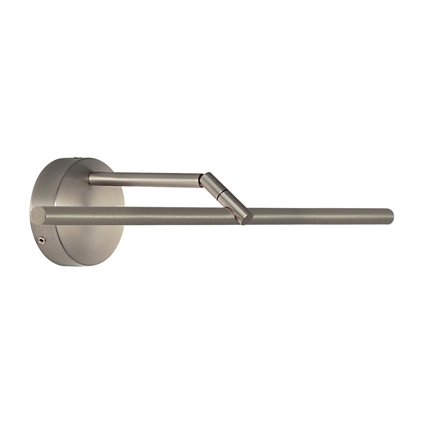 Lampada da parete con base a staffa in nichel satinato 61cm Airy - CVL Luminaires