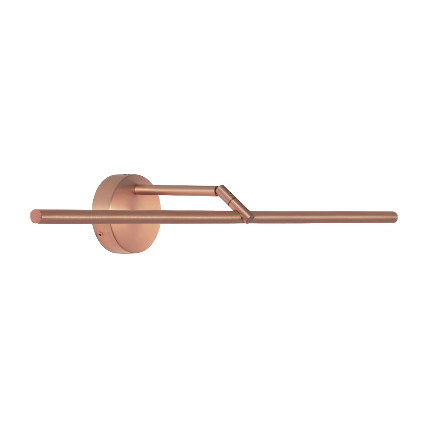 Lampada da parete con base a forca in rame satinato 81cm Airy - CVL Luminaires