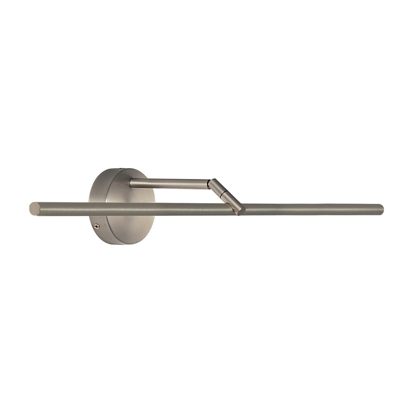 Lampada da parete con base a forca in nichel satinato 81cm Airy - CVL Luminaires