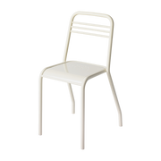 Silla de acero perla blanca UD - Tolix