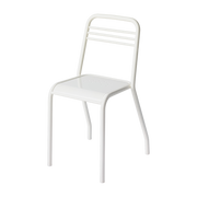Chaise en acier blanc pur UD - Tolix