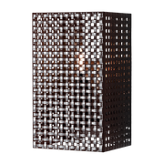 Black-brown braided steel wall sconce T37 - Tolix