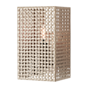 Applique murale en acier tressé gris beige T37 - Tolix