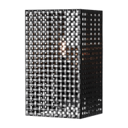 Wall sconce in dark-black braided steel T37 - Tolix
