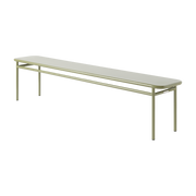 Banc en acier vert jonc 200x34x45cm T37 - Tolix