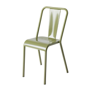 Sedia in acciaio verde T37 - Tolix