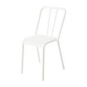 Chaise en acier tressé blanc pur T37 - Tolix