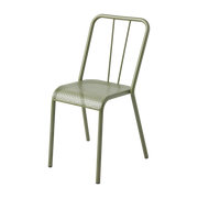 Silla de acero trenzado verde j T37 - Tolix