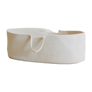 Cuna de algodón orgánico blanco natural 70x40x25cm Moïse - Metallbude