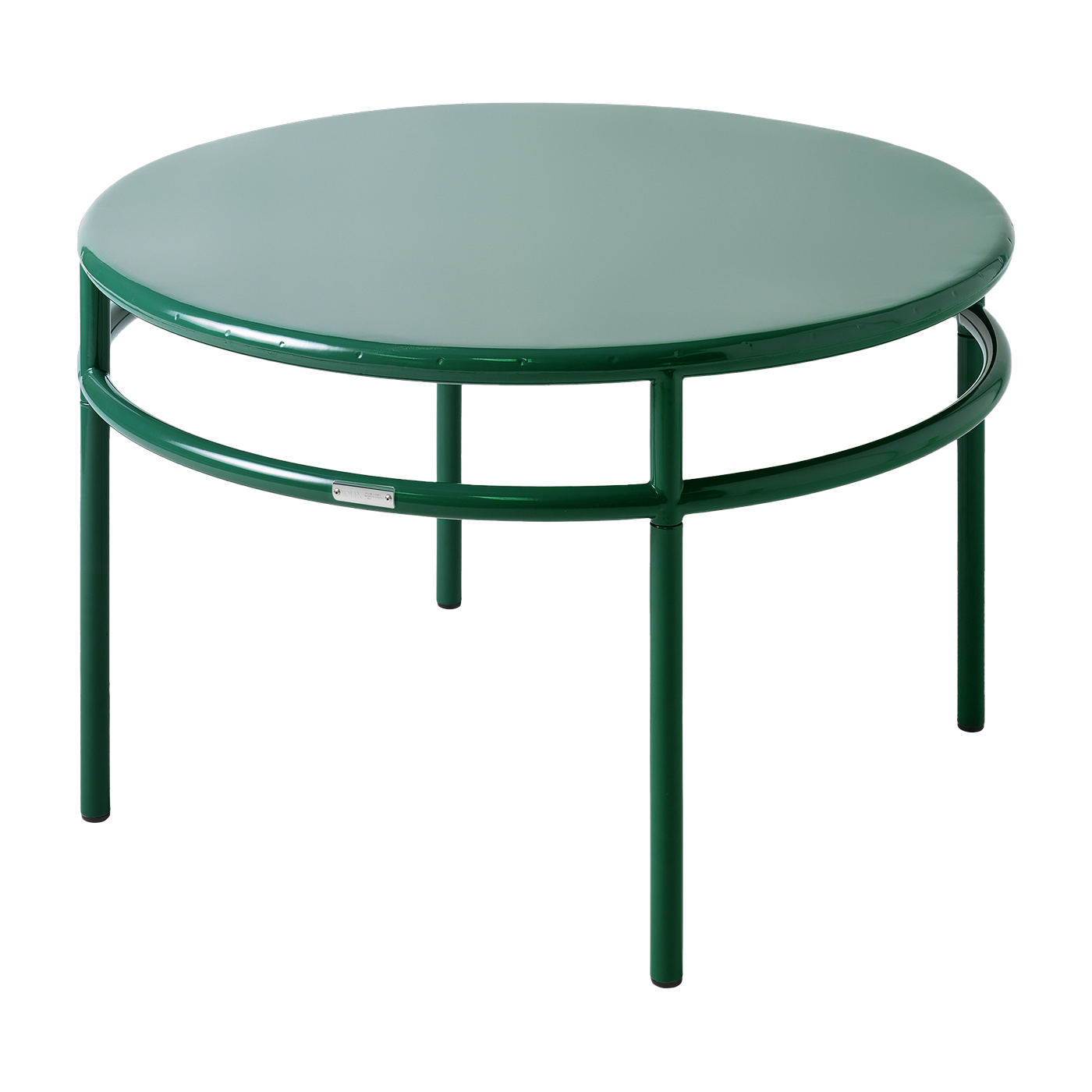 Table basses ronde en acier vert mousse 80cm T37 - Tolix
