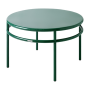 Table basses ronde en acier vert mousse 80cm T37 - Tolix