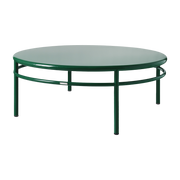 Table basse ronde en acier vert mousse 120cm T37 - Tolix