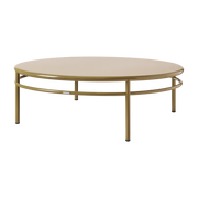 Table basse ronde en acier brun vert 140cm T37 - Tolix