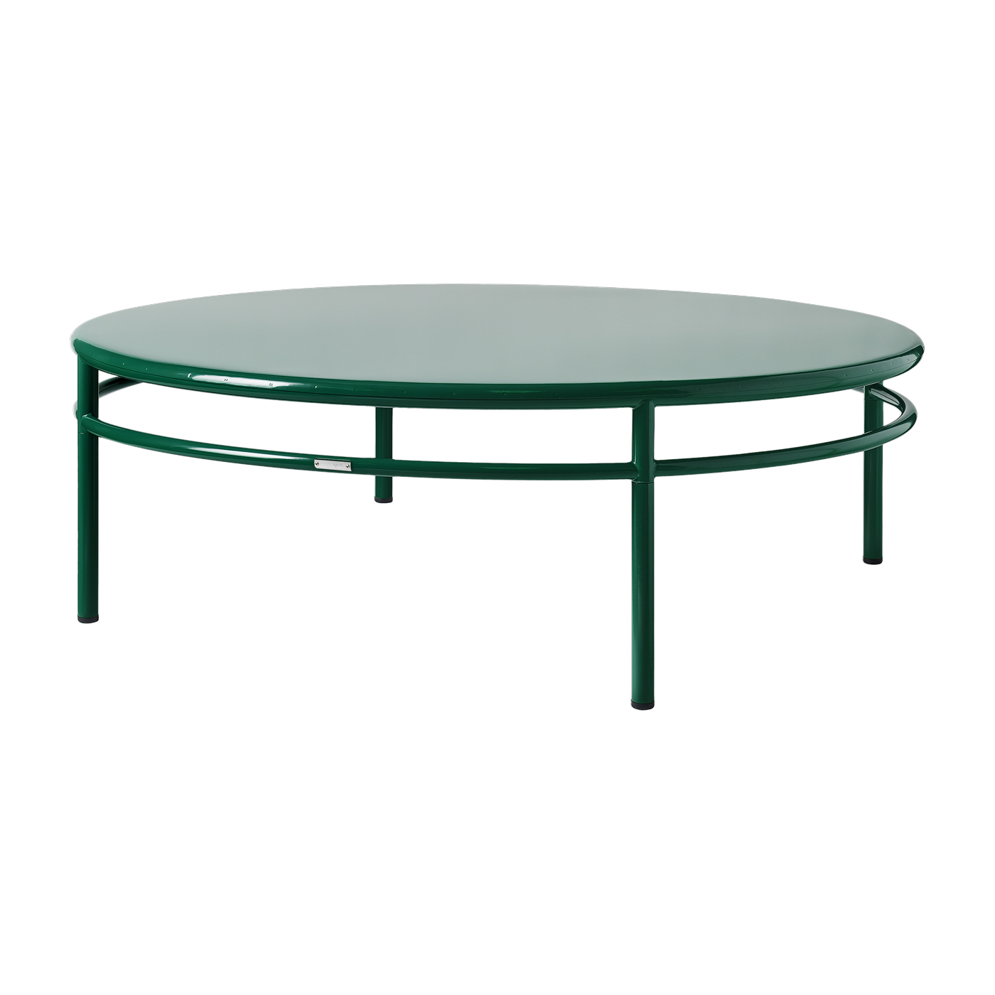 Table basse ronde en acier vert mousse 140cm T37 - Tolix