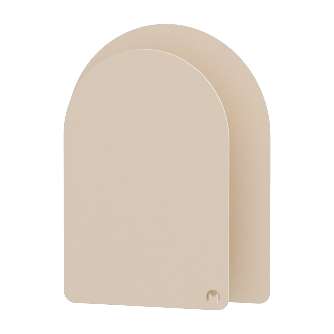 Vase en acier beige cashew 19x15cm Fyona - Metallbude