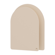 Vase en acier beige cashew 25x20cm Fyona - Metallbude