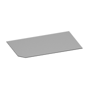 Deko-Tablett aus Edelstahl 28, 5x17cm Raw -. Metallbude