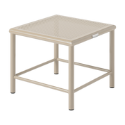 Tabouret carré en acier tressé gris beige 30cm T37 - Tolix