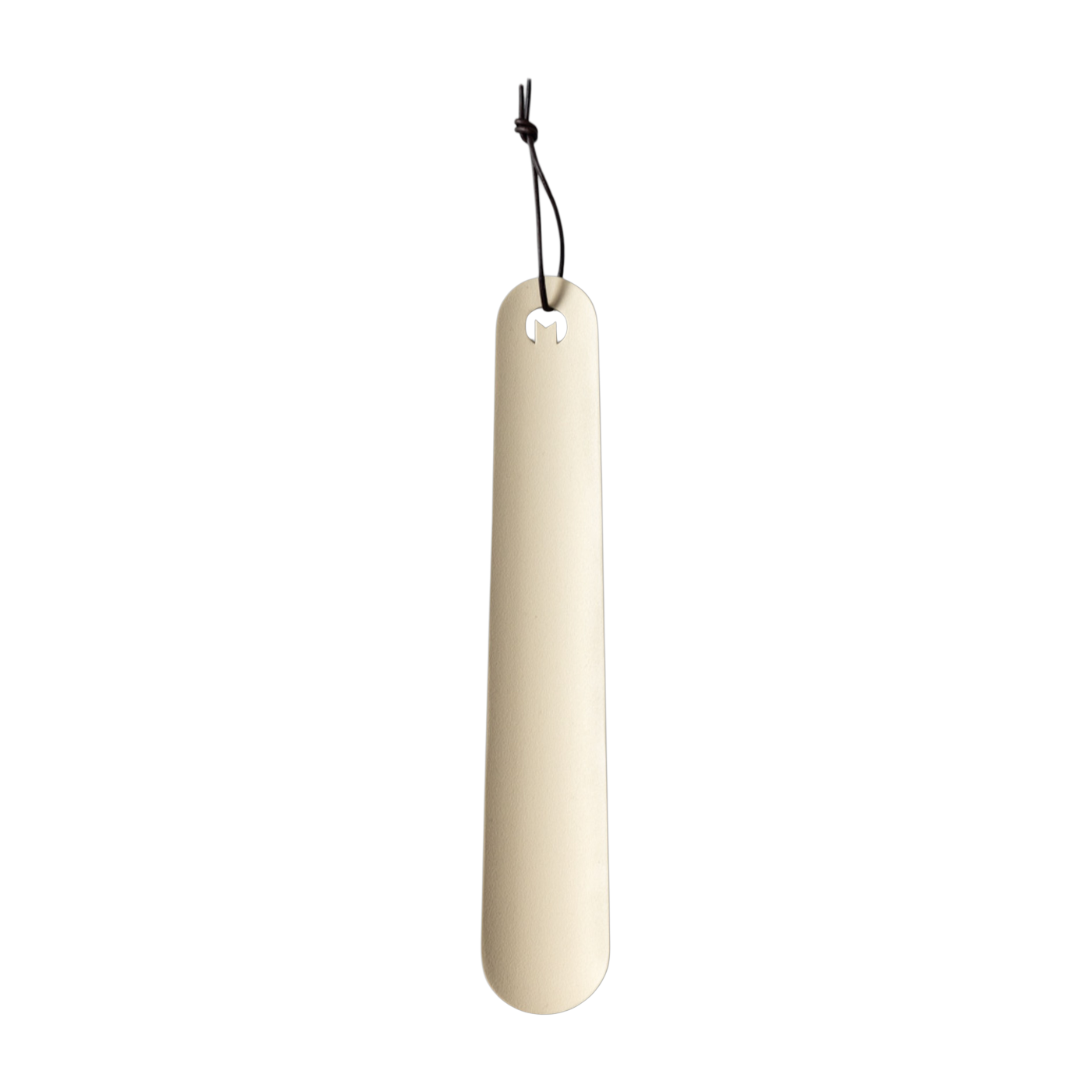 Steel shoehorn beige cashew 25cm Tilo - Metallbude