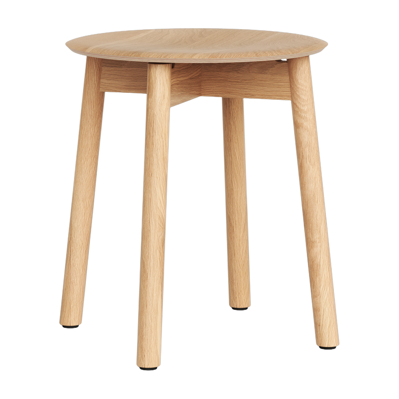 مقعد خشبي معتمد بيئياً طبيعي 40x45cm full SSD Wood - TIPTOE