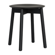 Taburete negro de madera eco-certificada 40x45cm full SSD Wood - TIPTOE