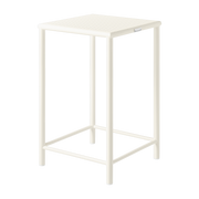 Sgabello quadrato in acciaio intrecciato bianco perla 65cm T37 - Tolix