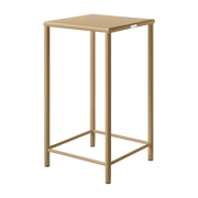 Brown-green braided steel square bar stool 75cm T37 - Tolix