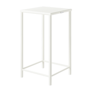 Pure white braided steel square bar stool 75cm T37 - Tolix