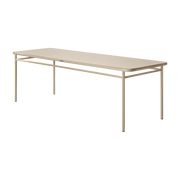 Mesa de comedor rectangular de acero gris beige 240x80x75cm T37 - Tolix